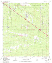 Tucson SE 1982 topographic map thumbnail