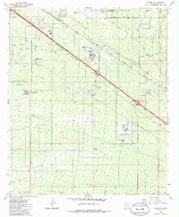 Tucson SE 1982 topographic map thumbnail