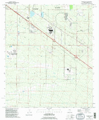 Tucson SE 1992 topographic map thumbnail