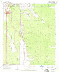 Tucson SW 1968 topographic map thumbnail