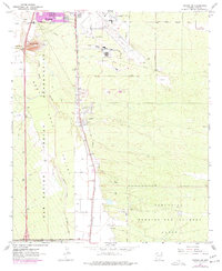 Tucson SW 1968 topographic map thumbnail