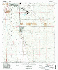 Tucson SW 1992 topographic map thumbnail