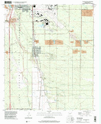 Tucson SW 1996 topographic map thumbnail
