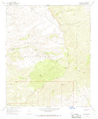 Tule Mesa 1967 topographic map preview