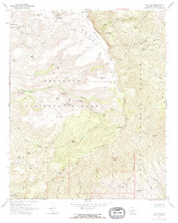 Tule Mesa 1967 topographic map thumbnail