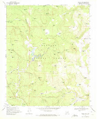 Turkey Mtn. 1970 topographic map thumbnail