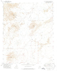 Turkey Track Butte 1972 topographic map thumbnail