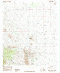 Turquoise Mountain 1985 topographic map thumbnail
