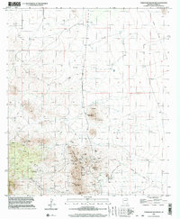 Turquoise Mountain 1996 topographic map preview