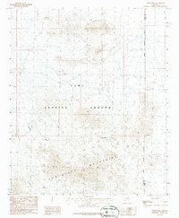 Tweed Mine 1986 topographic map thumbnail
