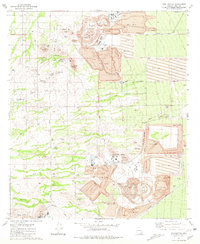 Twin Buttes 1981 topographic map thumbnail