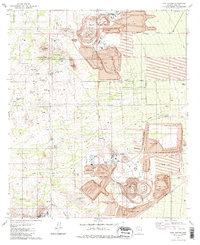 Twin Buttes 1981 topographic map thumbnail