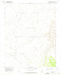 Two Red Mesas 1970 topographic map thumbnail