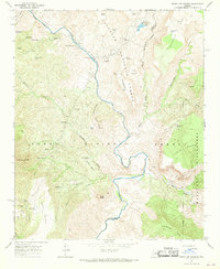 Verde Hot Springs 1967 topographic map thumbnail