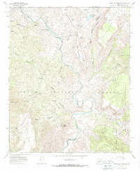 Verde Hot Springs 1967 topographic map thumbnail