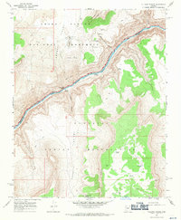 Vulcans Throne 1967 topographic map thumbnail