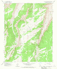 Vulcans Throne SE 1967 topographic map thumbnail