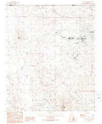 Vulture Peak 1990 topographic map thumbnail