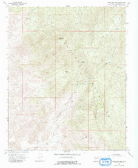 Wabayuma Peak 1967 topographic map thumbnail