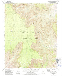 Walhalla Plateau 1988 topographic map thumbnail