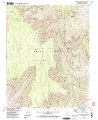 Walhalla Plateau 1988 topographic map thumbnail