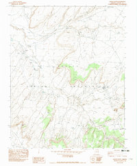 Walker Butte 1982 topographic map thumbnail