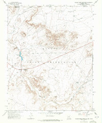 Walker Creek Reservoir 1968 topographic map thumbnail