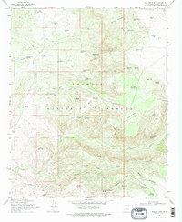 Walker Mtn. 1969 topographic map thumbnail
