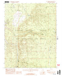Warm Springs Canyon 1988 topographic map thumbnail