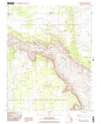 Water Pockets 1997 topographic map thumbnail