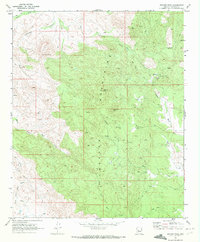 Weaver Peak 1969 topographic map thumbnail