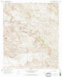 Weavers Needle 1966 topographic map thumbnail
