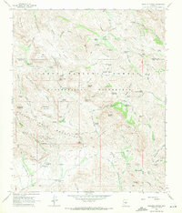 Weavers Needle 1966 topographic map thumbnail