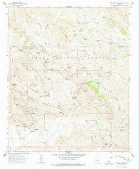 Weavers Needle 1966 topographic map thumbnail