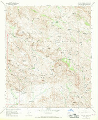 Weavers Needle 1966 topographic map thumbnail