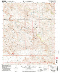 Weavers Needle 2004 topographic map thumbnail
