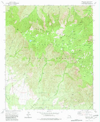 Webb Peak 1972 topographic map thumbnail