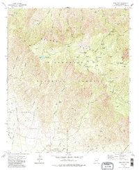 Webb Peak 1972 topographic map thumbnail