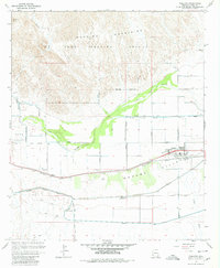 Wellton 1965 topographic map preview