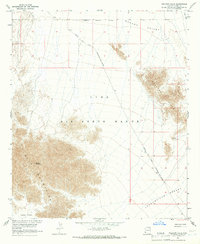Wellton Hills 1965 topographic map thumbnail