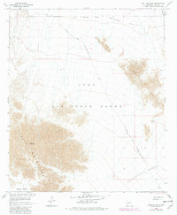 Wellton Hills 1965 topographic map thumbnail