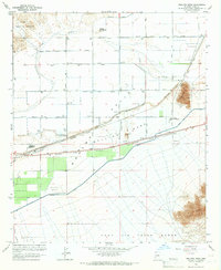 Wellton Mesa 1965 topographic map thumbnail