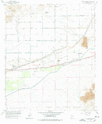 Wellton Mesa 1965 topographic map thumbnail