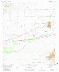 Wellton Mesa 1965 topographic map thumbnail