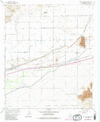 Wellton Mesa 1965 topographic map thumbnail