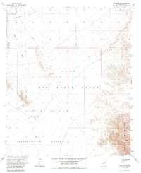 Wellton SE 1965 topographic map thumbnail