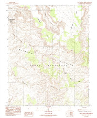 West Canyon Creek 1985 topographic map thumbnail