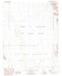 West of Growler Peak 1990 topographic map thumbnail