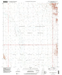 West of Growler Peak 1996 topographic map thumbnail