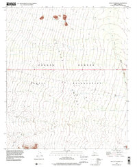 West of Pisinimo 1996 topographic map thumbnail